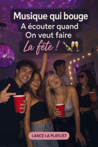 Playlist de musique entraînante pour les soirées festives