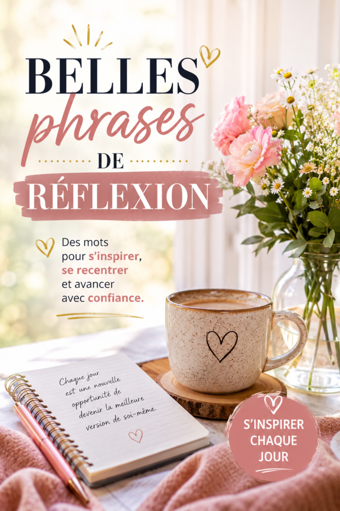 Une collection de citations inspirantes sur un fond arts décoratifs.