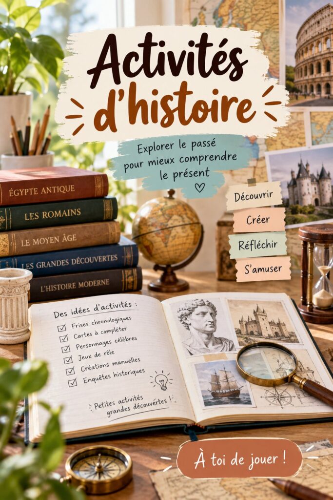 Atelier d'activités manuelles inspirées de l'histoire avec des femmes adultes