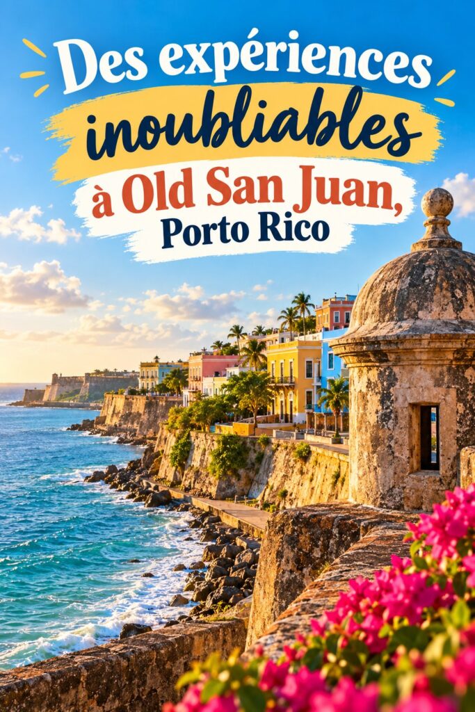 Vue panoramique de San Juan avec ses bâtiments colorés et ses plages