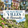 Un village pittoresque en Normandie avec des maisons à colombage