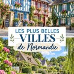 Un village pittoresque en Normandie avec des maisons à colombage