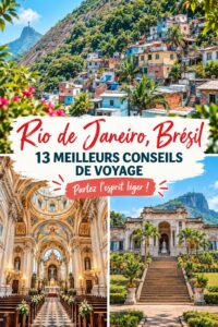 Vue panoramique de Rio de Janeiro avec le Christ Rédempteur en arrière-plan