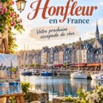 Vue du vieux port d'Honfleur sous un ciel clair