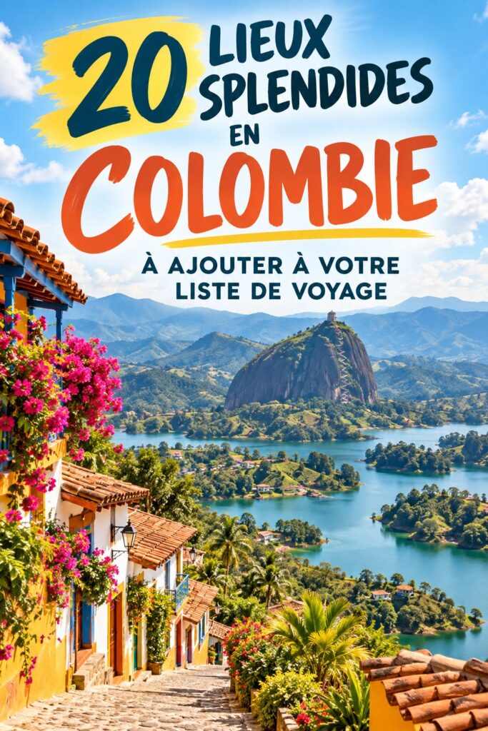Ravissants paysages colombiens avec montagnes et plages