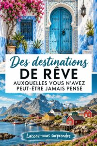 Vue panoramique d'une destination de vacances étonnante elle invite à l'exploration