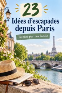 Vue d'une excursion à la campagne près de Paris, mettant en valeur des paysages pittoresques.