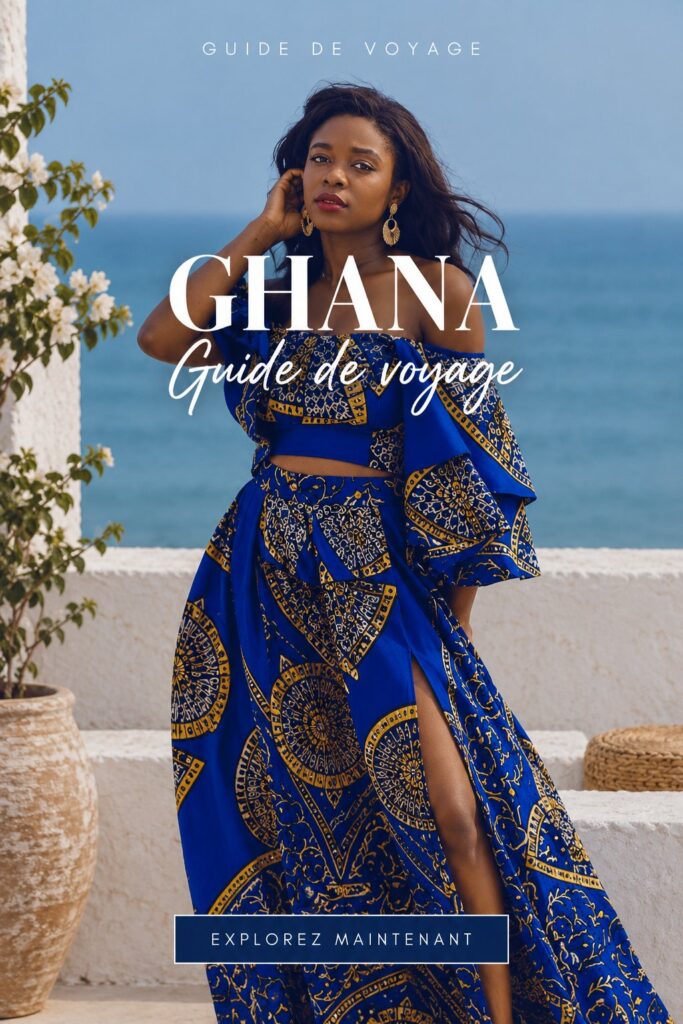 Un paysage du Ghana avec ses magnifiques panoramas et magnifiques cultures.