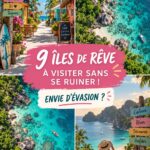 Une plage paradisiaque sur une île accessible et abordable