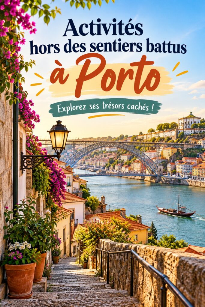Vue de Porto avec ses maisons colorées et le fleuve Douro en arrière-plan, mettant en avant ses joyaux cachés.