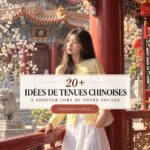 Tenues chinoises modernes pour femmes, colorées et élégantes, parfaites pour un voyage en Chine.
