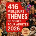 Fête avec une décoration inspirée d'un thème coloré et chaleureux.