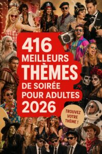 Fête avec une décoration inspirée d'un thème coloré et chaleureux.
