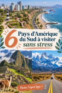 Un paysage apaisant d'Amérique du Sud, idéal pour un voyage tranquille