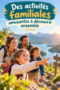 Famille réunie autour d'activités manuelles créatives.