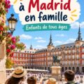 Une famille s'amusant dans un parc à Madrid avec des enfants.