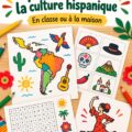 Activités manuelles représentant l'héritage hispanique, idéale pour des moments créatifs en famille.