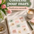 Femme décorant un pot de fleurs avec des spécimens colorés