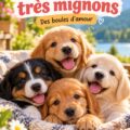 Un adorable chiot jouant dans le jardin avec sa balle, montrant son enthousiasme.