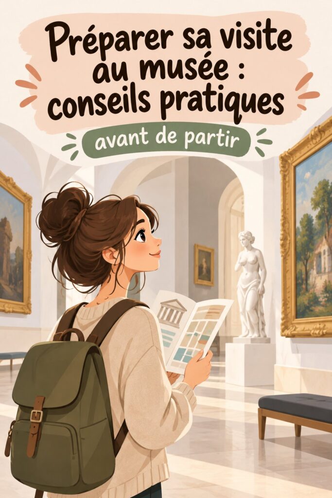 Visiteurs admirant des œuvres d'art dans un musée