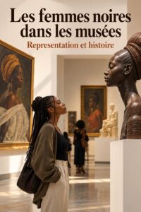 Une exposition artistique mettant en avant des œuvres d'art des femmes noires dans un musée.