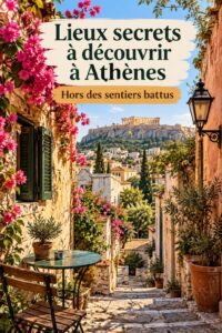 Vue d'un lieu unique à Athènes, mélange de culture et d'histoire.