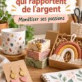 Image d'une femme créant des objets artisanaux rentables avec ses mains.