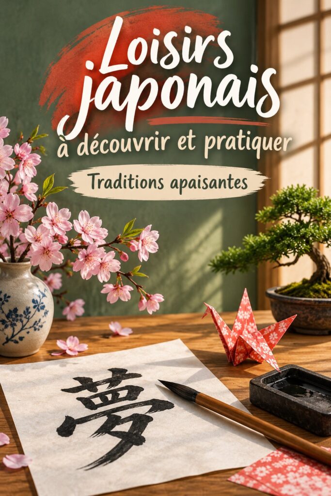 Une femme pratiquant l'origami, un loisir japonais relaxant et créatif.