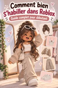 Un avatar Roblox stylé avec des vêtements colorés et des accessoires uniques.