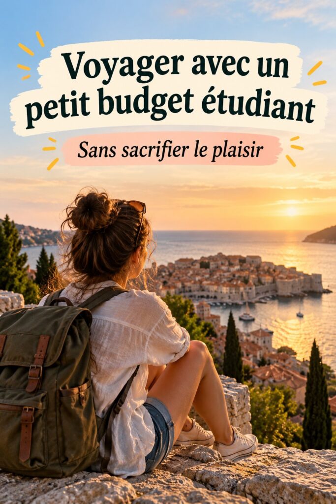 Groupe d'étudiants profitant d'un voyage économique ensemble